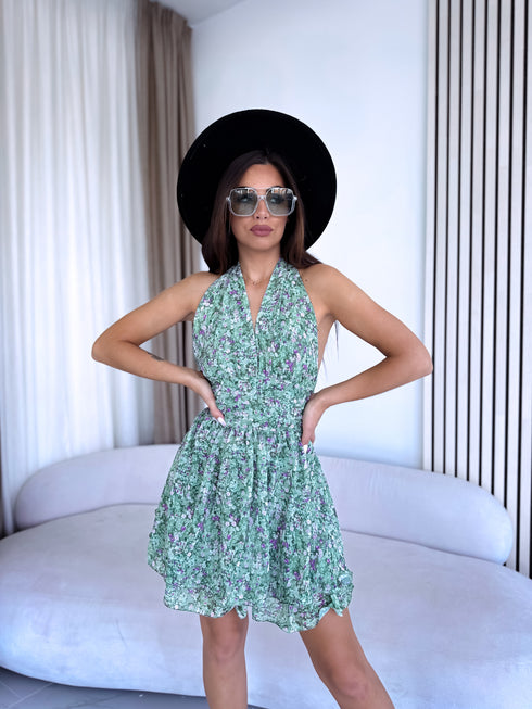"COSMOPOLITAN" floral dress - green